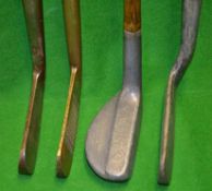 Interesting collection of playable putters – Mills Ray Model (G), double sided Halley’s brass blade,