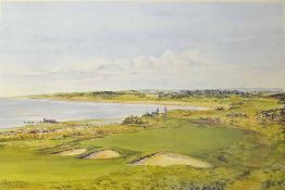 Bill Waugh “ROYAL DORNOCH – THE 10TH FUARAN” signed ltd ed no 340/850 signed in pencil to the border