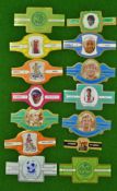 General Sport Cigar Bands: All 1970s onwards, 15 complete sets with sports including Football (