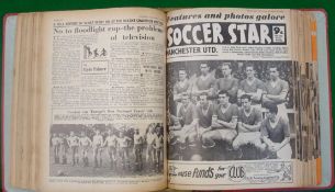 1950s Raich Carters Soccer Star Weekly Magazine: 52 Issues ranging from 1954-1959, no complete