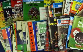 International Football Programmes: All including Home Nations 1950s to 1970s noted Poland v