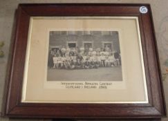 1903 Scotland v Ireland international athletics photograph: Original photograph by Marshall Wade and