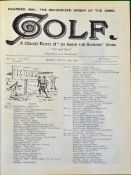 Golf Weekly 1896 – rare bound volume of “Golf: A Weekly Record of “Ye Royal and Auncient” Game