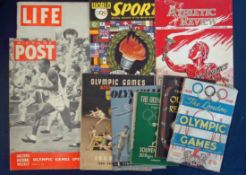 1948 London Olympic Games Collection of Publications: To include Visitors Guide S. Evelyn Thomas,