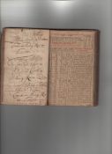 Almanacs 1696-1726 a group of printed almanacs covering the years 1696, 1721, 1722, 1724, 1725 and