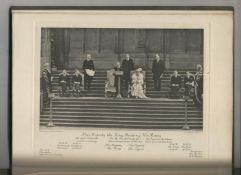 Ephemera – Royalty – George V rare copy of the official souvenir for the joint address to both