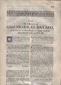 William III – Captain Kidd the Pirate and Nicholas Bayard his accomplice The Trial for High