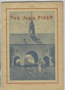 WWII – the aftermath – rare troop magazine seven editions of The Pied Piper, a magazine produced for
