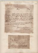 Theatre – autograph – William Smith, actor, the first to play Charles Surface in ‘School for