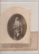 India fine printed photograph of an Akali Sikh from the Sind Punjab, c1870, matted for framing
