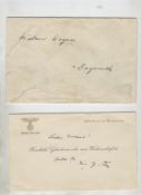 WWII – Hitler invites Wagner’s grandson to spend Christmas with him – Autograph – Adolf Hitler