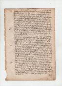 Sir Thomas More attacks William Tyndale [Sir Thomas More] manuscript on 2pp 4to being a an extract