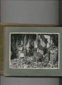 WWII – the Holocaust fine photo album showing the funeral of Frans Neyskens, Commissioner of