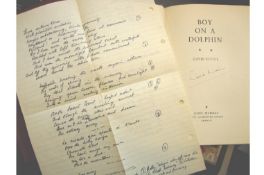 Literature – David Divine Boy on a Dolphin, Atom at Spithead and The Golden Pool, all first editions