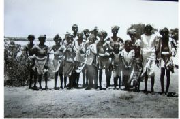 Photographs – African Missionaries  collection of approx 68 2inx2in bw slides showing a large number