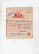 Ephemera – Customs and Excise small collection of approx eight customs, tax and excise related