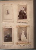 Victorian Photo Album – Hampshire area good album filled with c de v and some cabinet style