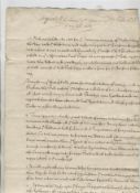 Charles II – Earl of Anglesey – manuscript document dated 1663, bearing the name of the Earl of