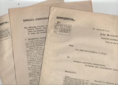 India British Army in India 1913-17 Group of five printed documents issued by the British Army in