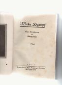 WWII – Adolf Hitler – Mein Kampf first edition copy 1925, fairly good condition, no apparent