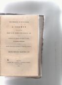 Ecclesiastical – 19th c pamphlets bound volume of approx 5 printed pamphlets 1850s on ecclesiastical