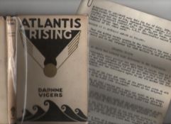 A very scarce book signed and inscribed by the author – Literature – physic investigation Atlantis