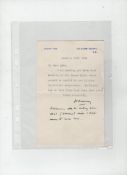 WWII – Autograph – John Amery – British Traitor and founder of the Britischer Freikorps rare