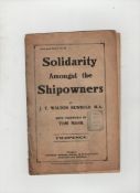 Judaica – the Jews and the World Wars – WWI Solidarity amongst the Shipowners, by J T Walton Newbold