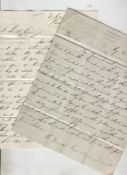 Railways – two good early letters concerning railways including a letter of 1848 from a foundry