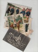 Postcards – German/Prussian interest group of approx 11 postcards 1901-1910 various subjects but