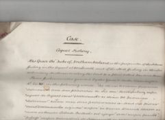 Northumberland – Salmon Fishing two extensive legal documents relating to salmon fishing on the