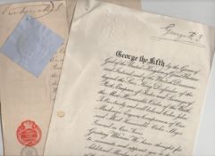 Military – WWI group of documents all relating to Major General Sir Colin Mackenzie KCB, who