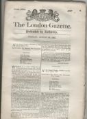 London Gazette approximately 10 issues of the London Gazette 1886/7, together with a copy of the