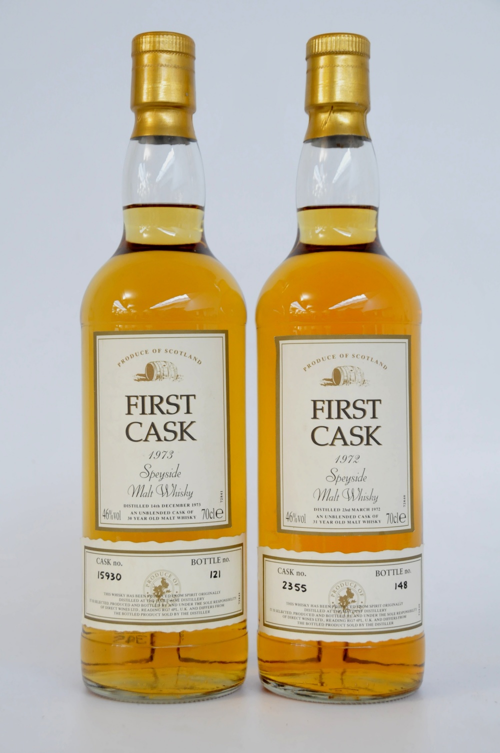 MACDUFF & DAILUAINE
1 bottle Macduff 1972 31yo First Cask. Cask number 2355. Bottle number 148.