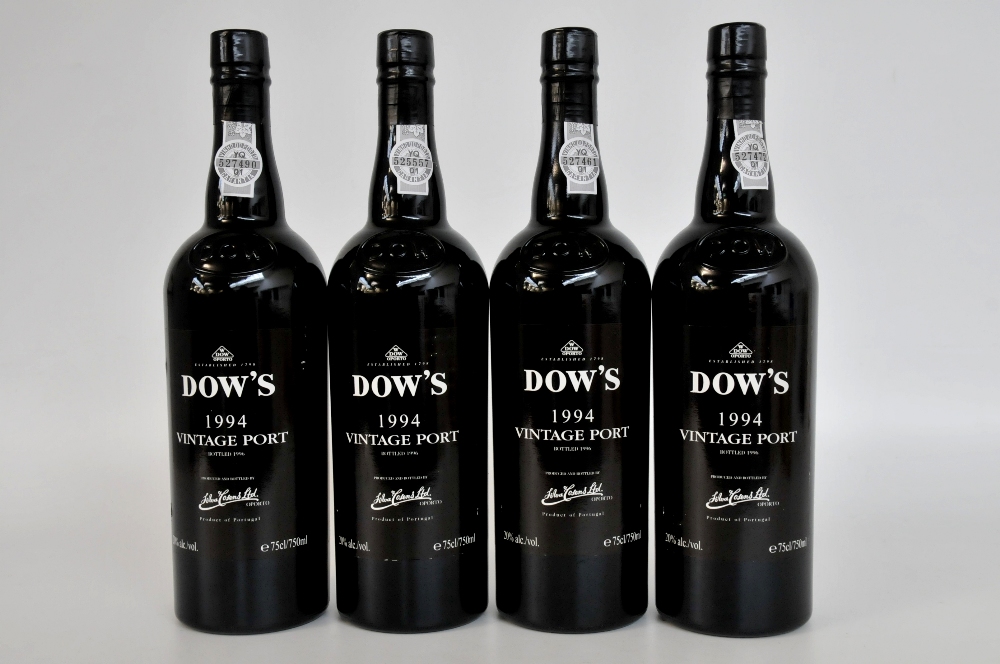 DOW'S 1994 VINTAGE PORT
4 bottles Dow's 1994 Vintage Port. Impeccable storage and condition. An