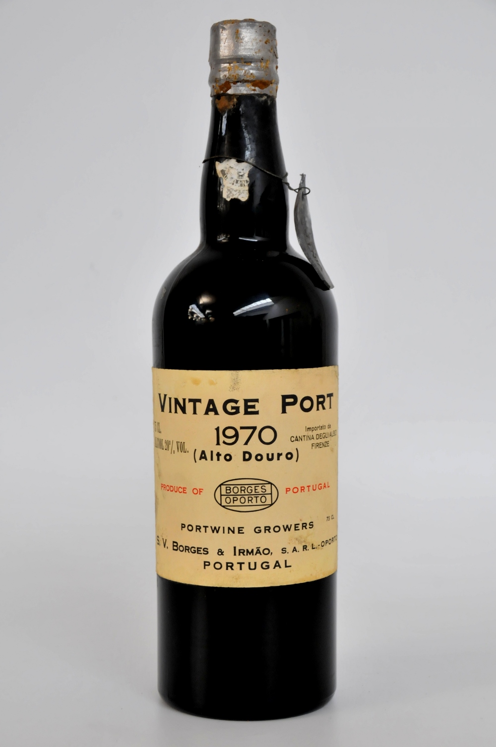 BORGES OPORTO 1970 VINTAGE PORT
1 bottle Borges Oporto 1970 Vintage Port Alto Douro. Excellent