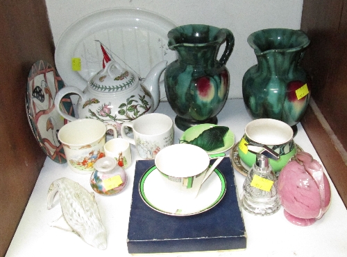 SECTION 20. A collection of Art Deco and later 20th Century glass and china, including Wedgwood & Co