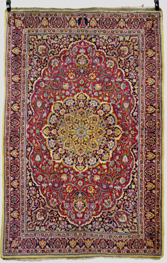 Kashmiri rug, north India, about 1940-50s 6ft. 3in. x 4ft. 1in. 1.91m. x 1.25m.