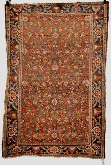 Saruk rug, north west Persia, early 20th century, 4ft. 10in. x 3ft. 2in. 1.47m. x 0.97m. Overall