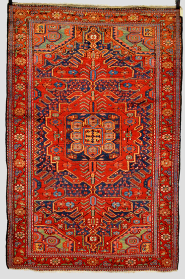 Mahal rug, north west Persia, mid-20th century, 6ft. 11in. x 4ft. 6in. 2.11m. x 1.37m.