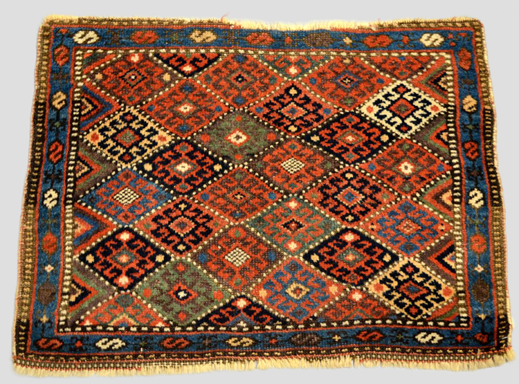 Attractive Jaf Kurd khorjin face, north west Persia, early 20th century, 1ft. 11in. x 2ft. 5in. 0.