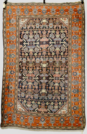 Attractive Feraghan rug, north west Persia, early 20th century, 6ft. 8in. x 4ft. 3in. 2.03m. x 1.