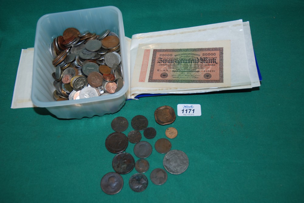 A quantity of Foreign and Georgian Coins and the Rothman's Cambridge collection of rare Bank Notes