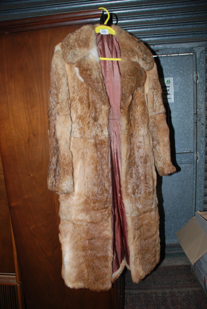 A full length coney Coat