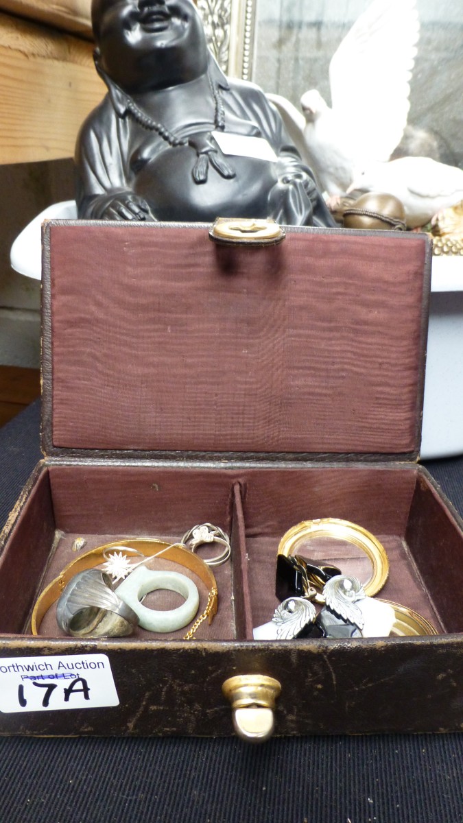 Box of costume jewellery