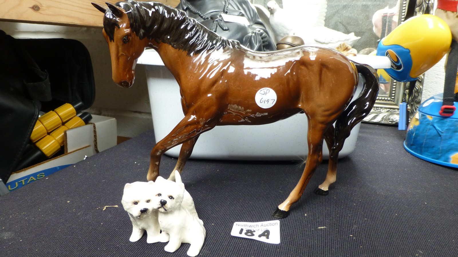 Beswick horse and dog