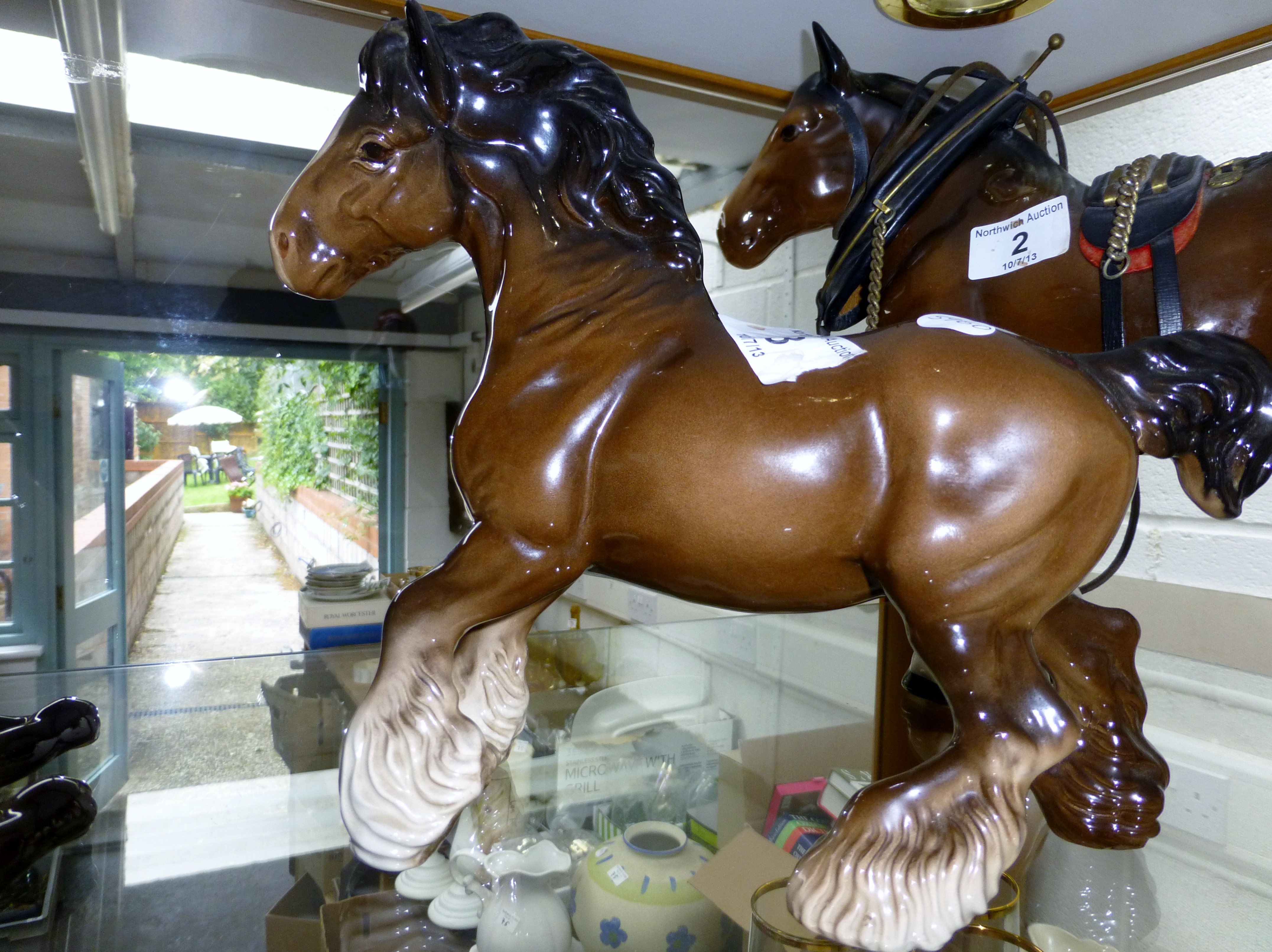 Beswick cantering shire