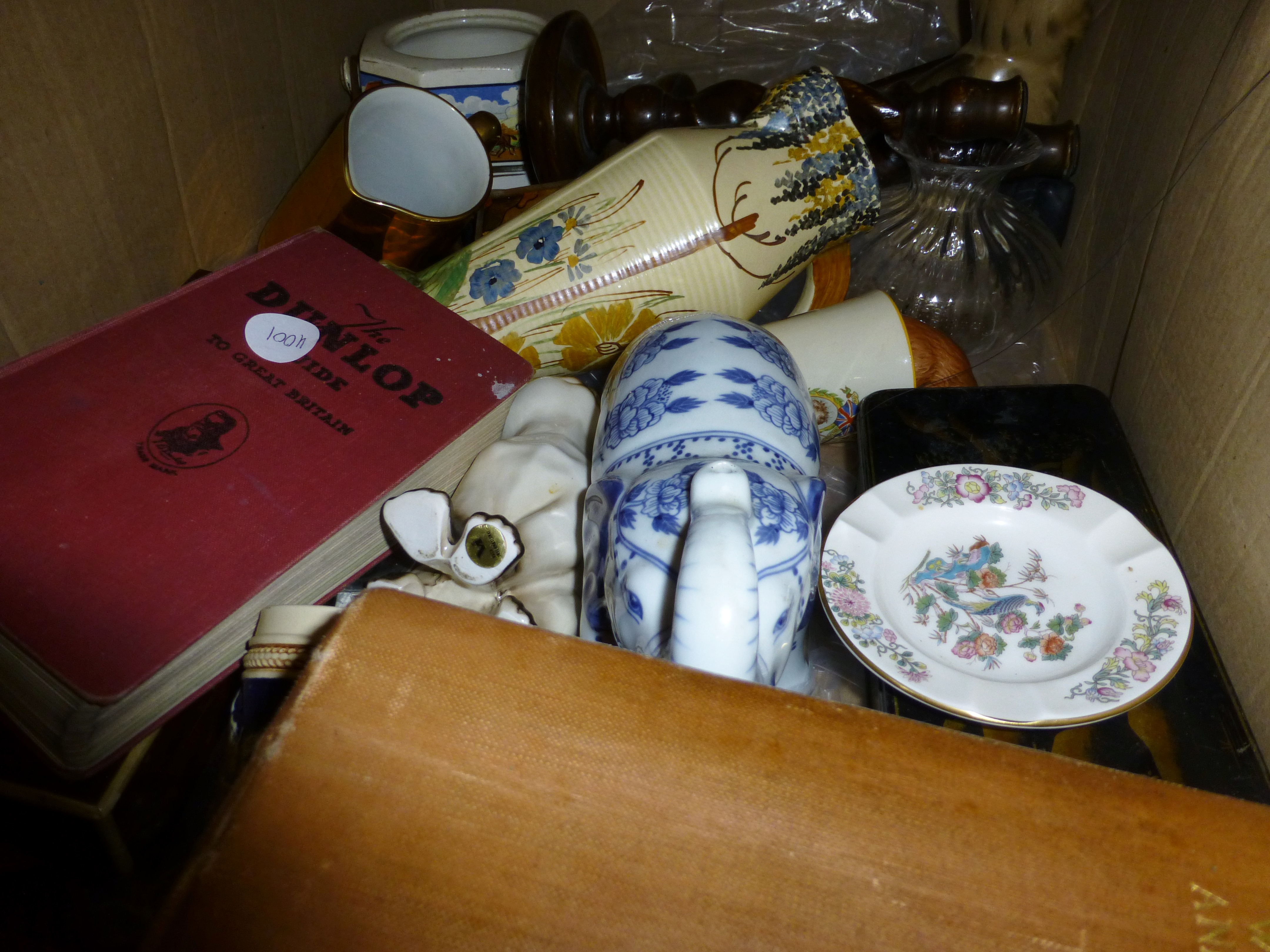 Box of ceramics and glass