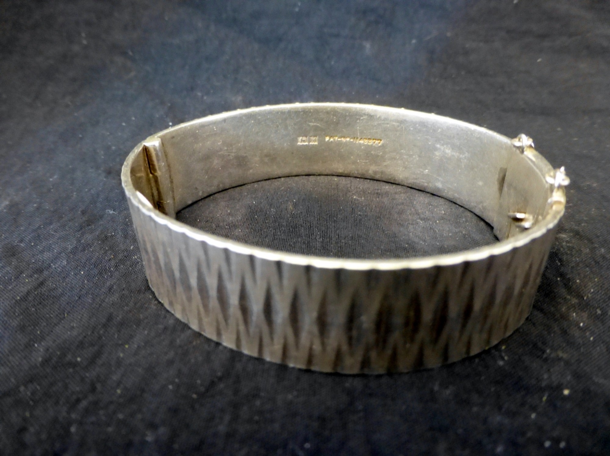 Hallmarked silver bangle