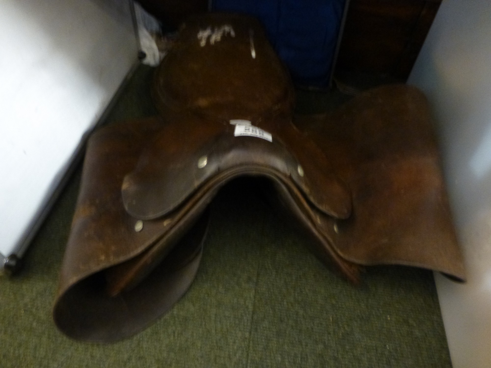 Leather saddle